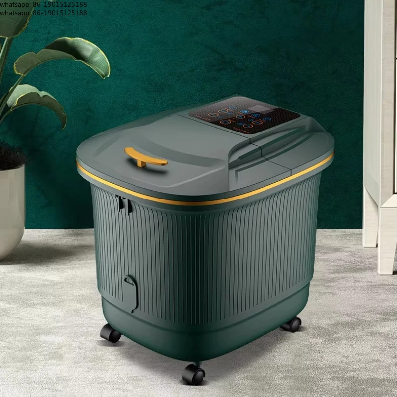 Automatic Massage Heating Electric Fumigation   Basin with Constant Temperature Relaxing Foot Spa Foot Soak