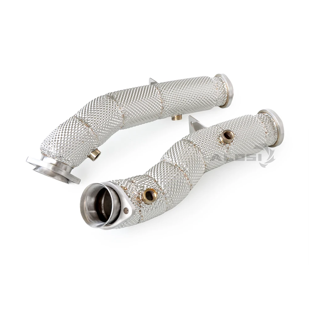 

Suitable for Mercedes AMG GLC43 3.0T 2017-2023 with insulation protection for downpipes