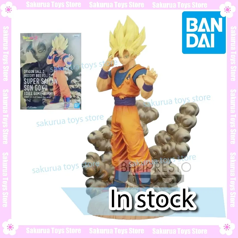 

In Stock, Bandai Genuine Dragon Ball History Box 2 Movement, Super Game, Sun Wukong, Scenery, Action Doll Collection Gifts