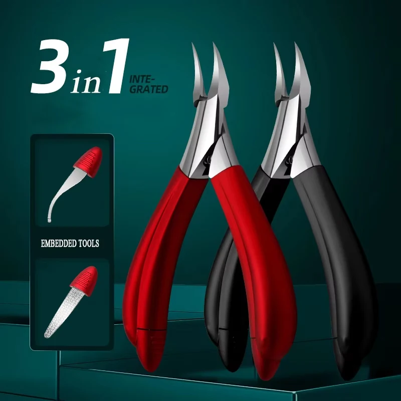 

1PCS Nail Clippers Toenail Clippers for Thick Nails for Seniors with Curve Diagonal Blade for Ingrown Nails Effortlessly Toe