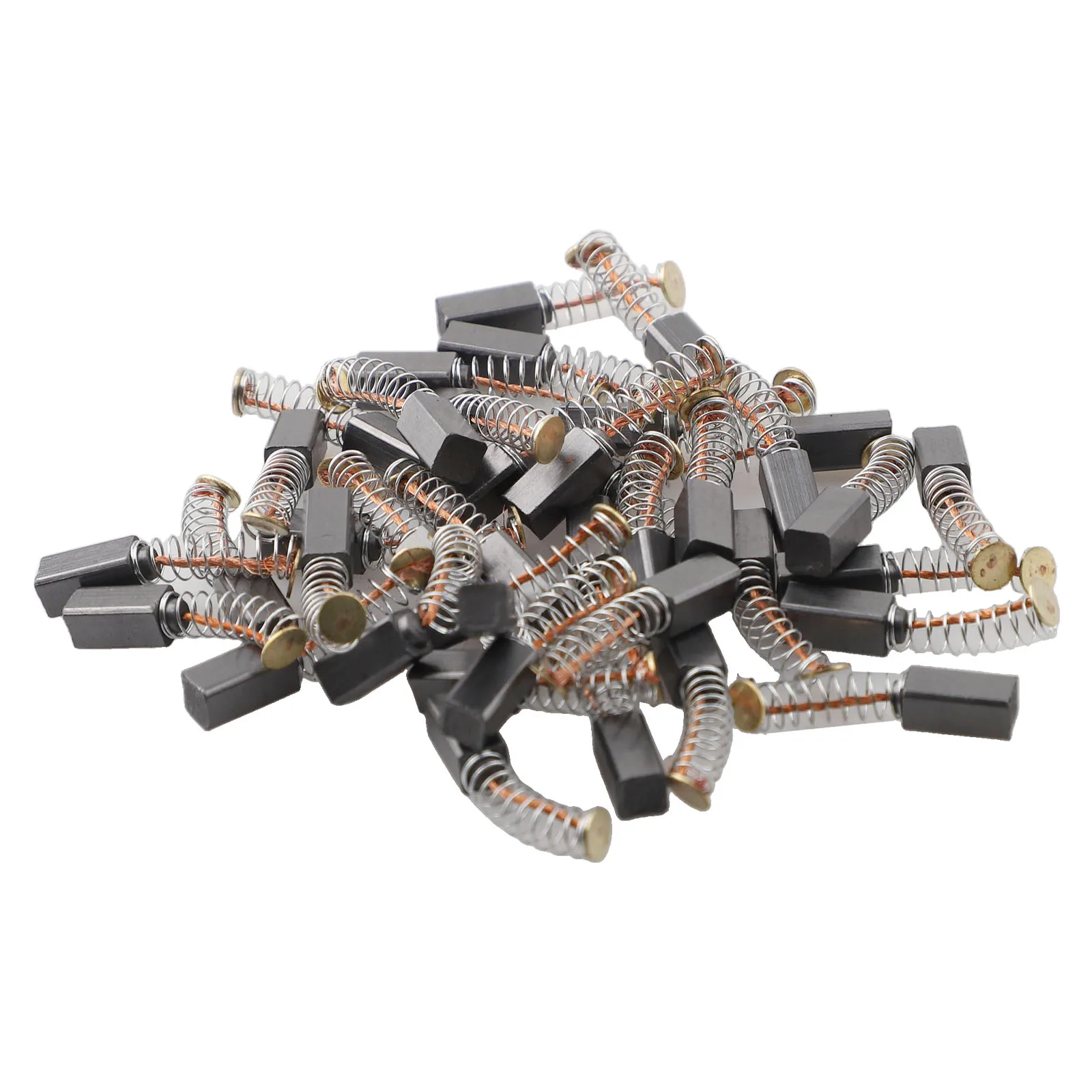 Carbon Brushes 40 Pack Replacement for Electric Motors Power Tools 10 x 5 x 5mm Parts to Support Motor Efficiency