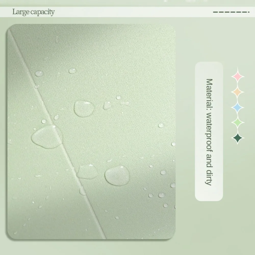 Writing Pad File Folder Clipboard Folding Stationery Memo Clip Board Portable Waterproof A4 Profile Clipboard Student