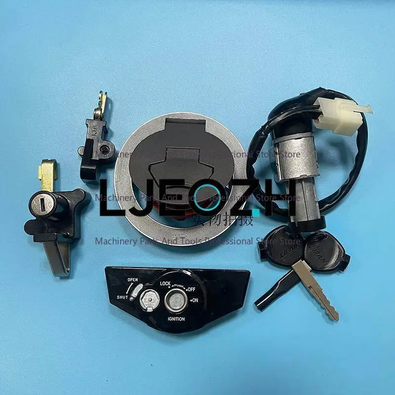 For Lifan KP150 LF150-10B 10F Set Lock Full Key Ignition Switch Fuel Tank Lock Electric Door