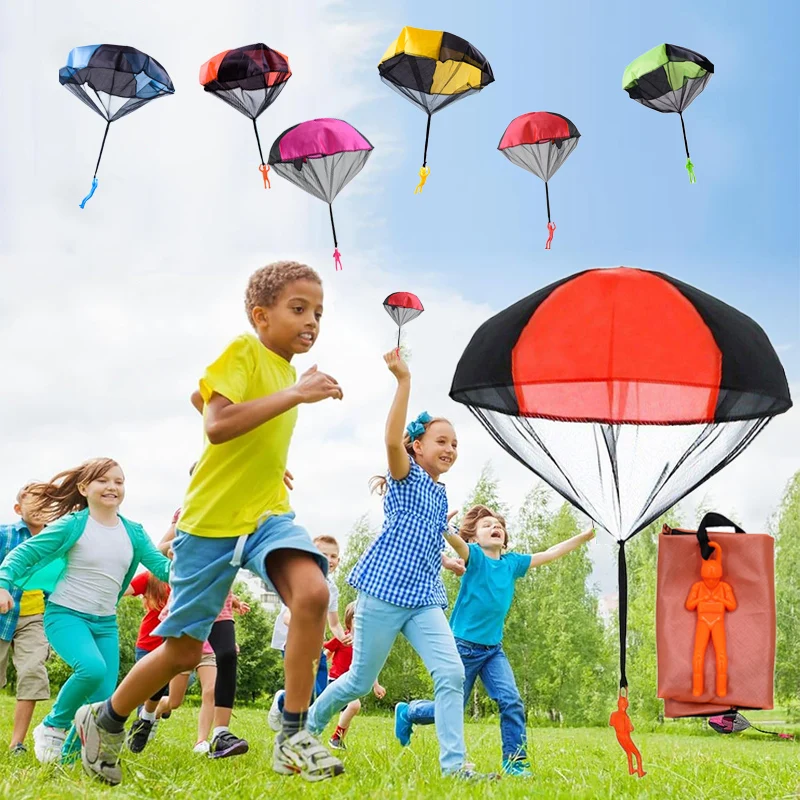 

Mini Hand Thrown Soldier Parachute Toys Children Spring Outing Gift Reward Colour Outdoor Sport Entertainment Activities TMZ