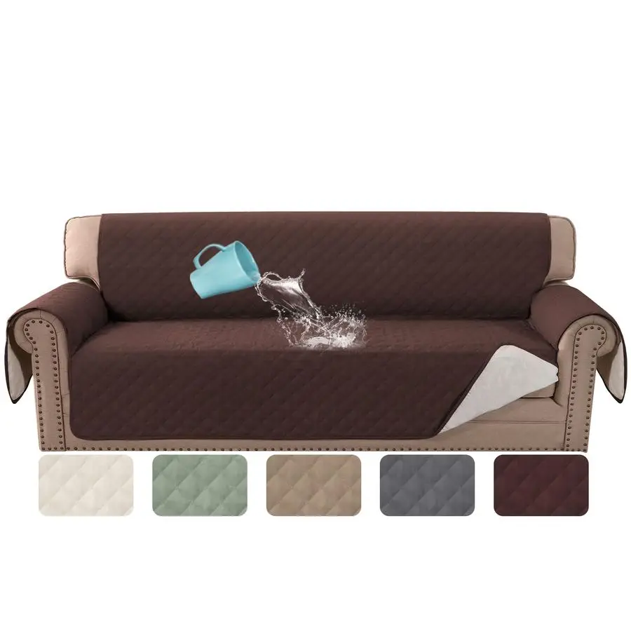 

Чехол для дивана, чехлы для диванов с 3 подушками, защитный чехол для дивана от собак, чехлы для мебели для домашних животных, 100% водонепроницаемый чехол без застежек