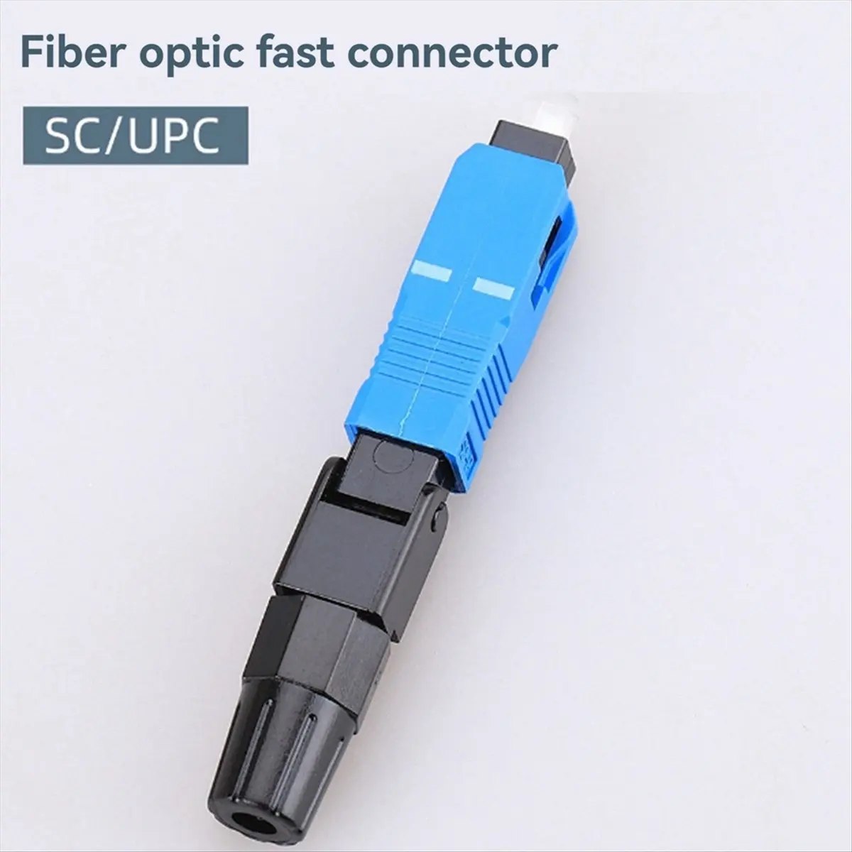 

A40I 20Pcs SC/UPC Fiber Optic Fast Connectors Pre-Buried Quick Connector Fiber Assembly Adapters for Field Installation