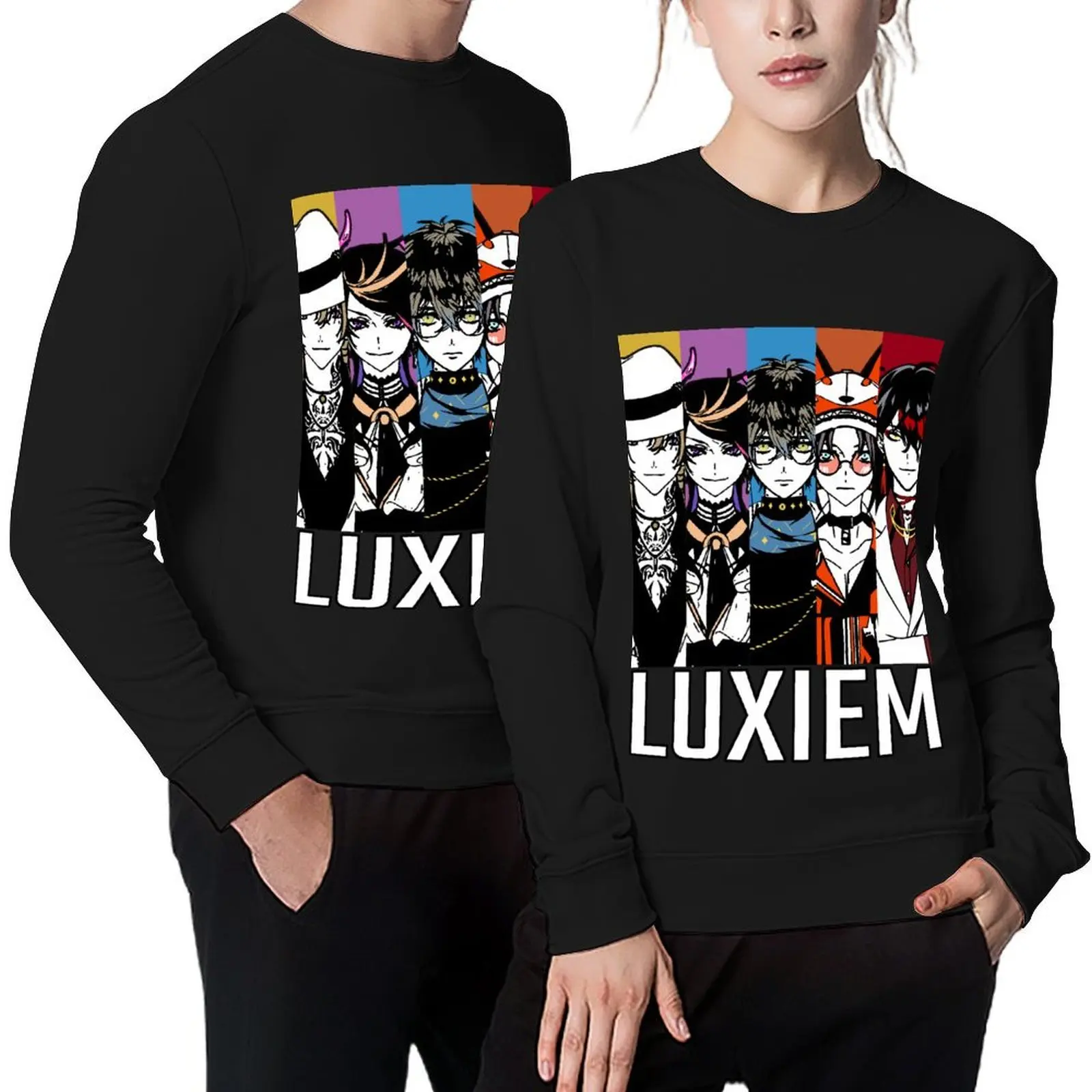 

Luxiem 2434EN Pullover korean style clothes winter clothes mens clothes male winter man sweatshirt