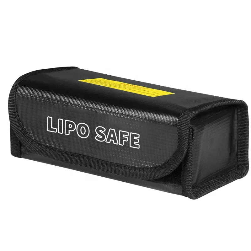 10PCS 185x75x60mm Waterproof Fireproof Lipo Guard Safe Bag Battery Storage Bag Safety Bag For RC Batteries