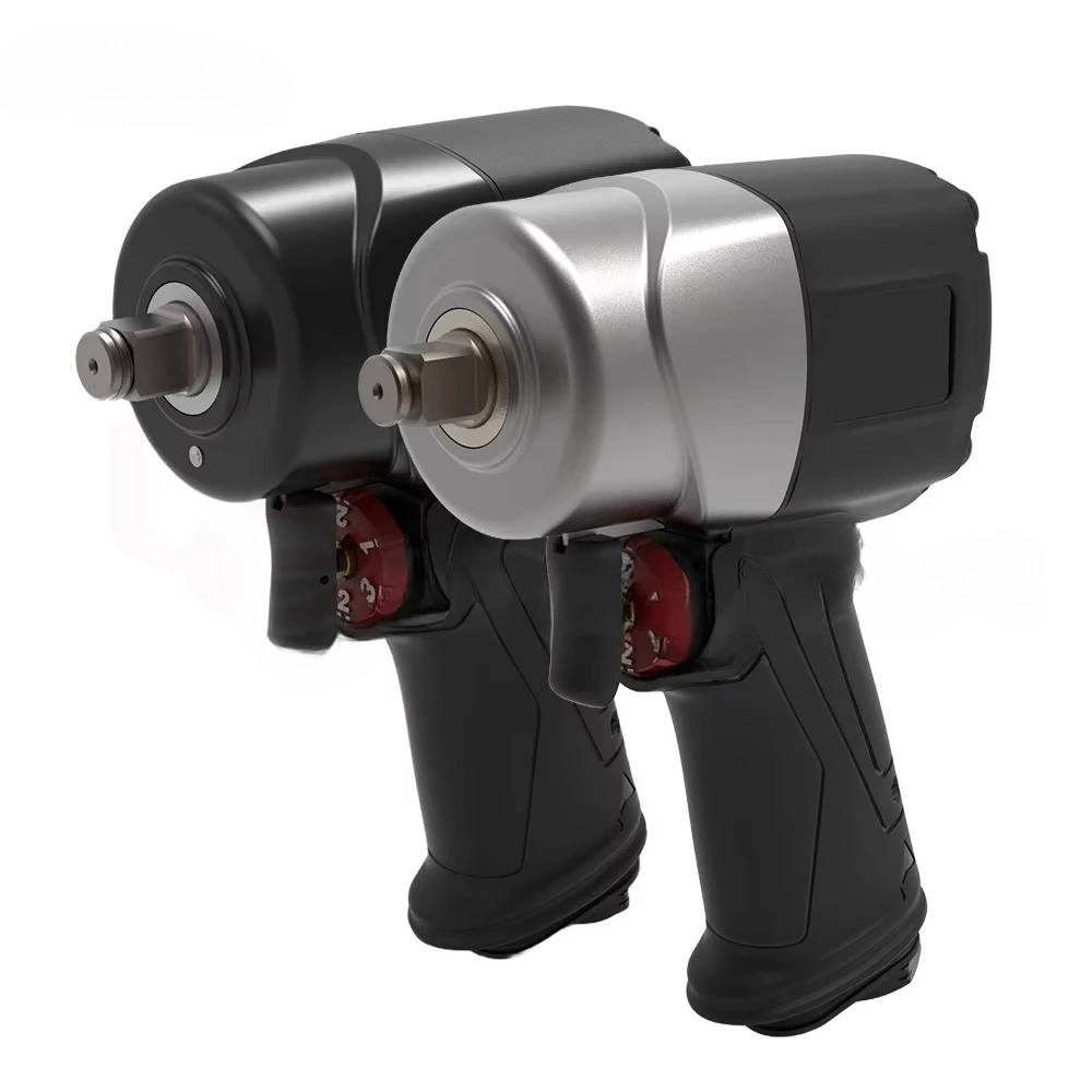 Mini 1/2 Inch Composite Air Impact Wrench One-hand Operation Taiwan Made