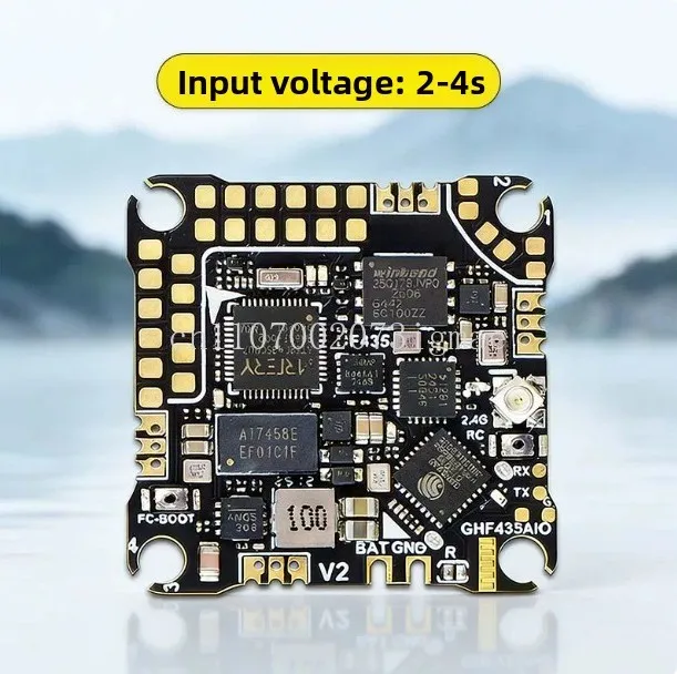 GHF435 AIO V2 flight control crossover 2-4S 20A flight control built-in ELRS 2.4G