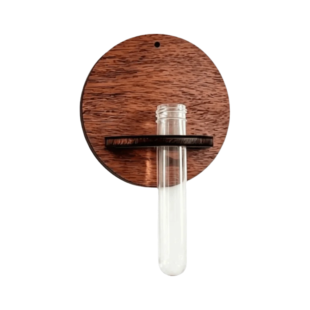 Wooden Lantern Planter Holder Home Ornaments Retro Wall Decoration Vase Geometric Hydroponic Planter