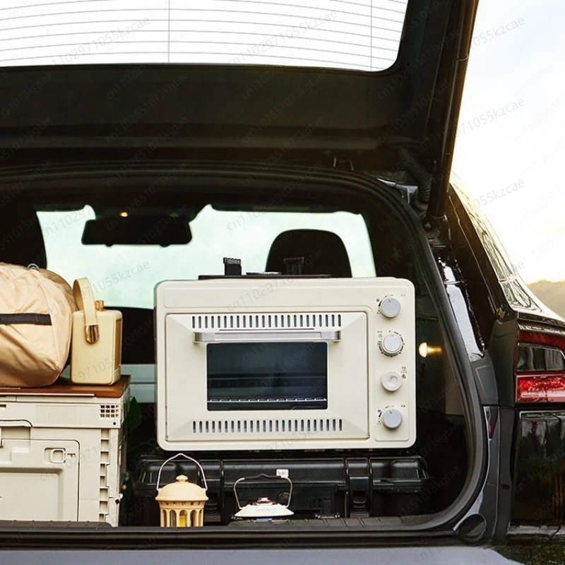 Outdoor Multi-Function Gas Oven & Stove, Large Capacity Baking Box for Camping Portable, Uses Butane Canister