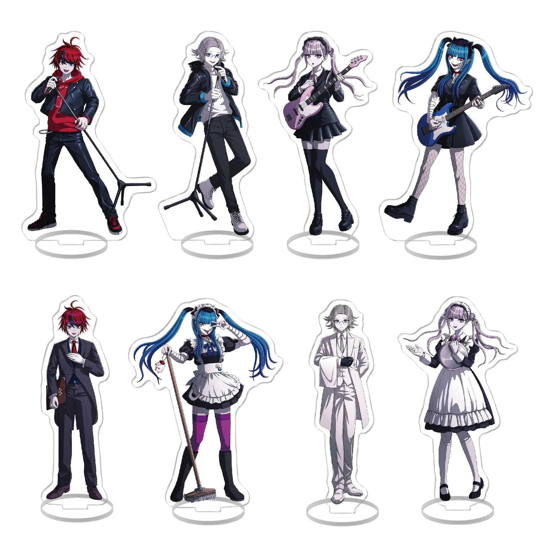 

‌The Hundred Line - Last Defense Academy Standee Anime Stand Model Plate Decoration Desk Figure Display Friends Gift Cartoon