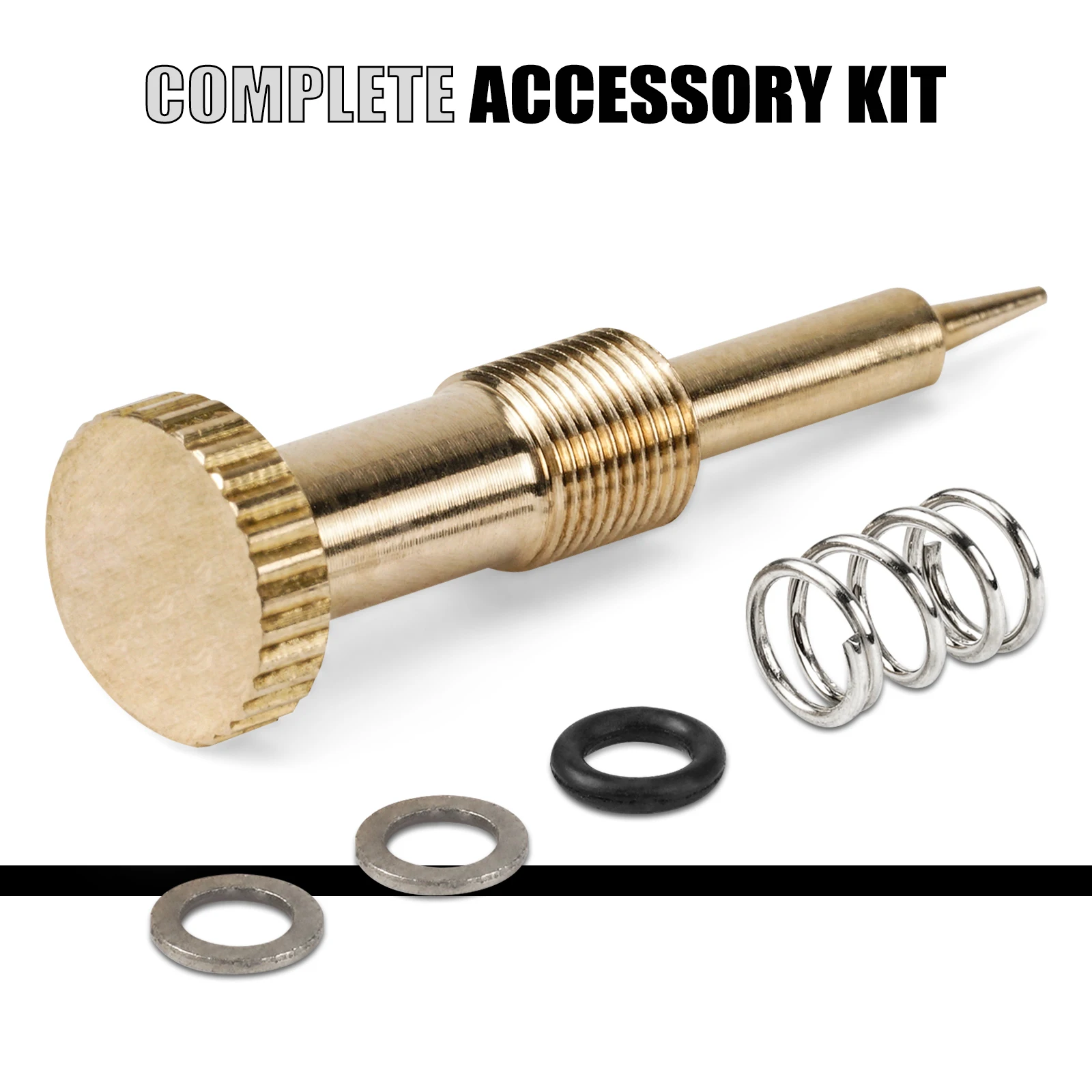 For Suzuki DR650S DR650SE Carburetor Pilot Air Mixture Screw Brass Extended Air-Fuel Mixture Screw for Suzuki DR650 S SE 96-2024