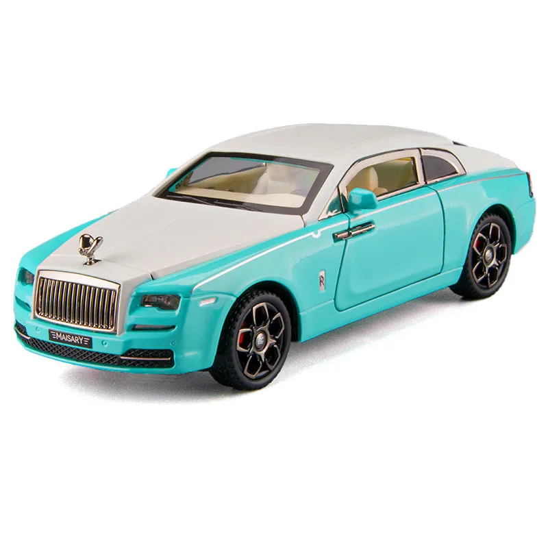 1:32 Rolls Royce Wraith Mansory Alloy Model Car Diecasts Metal Sound Light Pull Back Car For Children Vehicle Toys