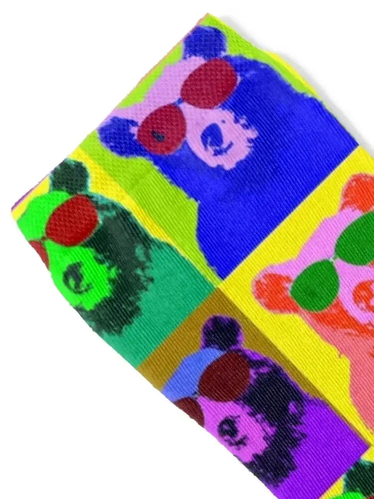 Good ol' Bear Critter Tribute ... Andy Warhol Pop Art Style Socks essential funny gift Socks For Man Women's