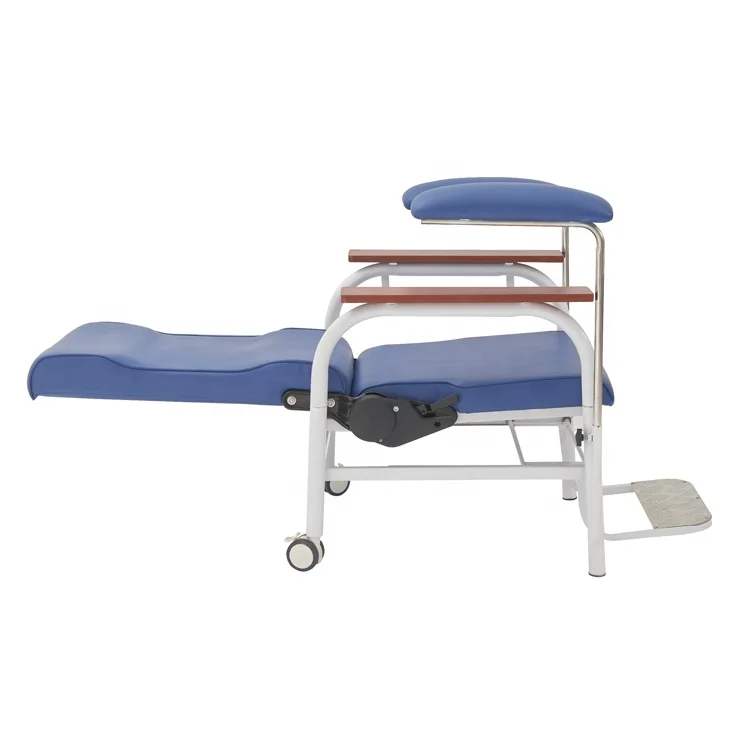 Manual Portable Hospital Instruments blood- sample donation chair phlebotomy chair blood- draw chair CY-H802A