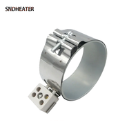 SNDHEATER 80x55mm/60mm/70mm/80mm Stainless Steel Band Heating Element 400W/450W/530W/650W 110V/220V/380V Sealed Ring Coil Heater