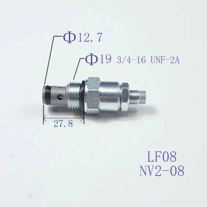 Screw Insertion Flow Regulating Bidirectional Throttle Valve LF08 NV2-08 Hydraulic Valve