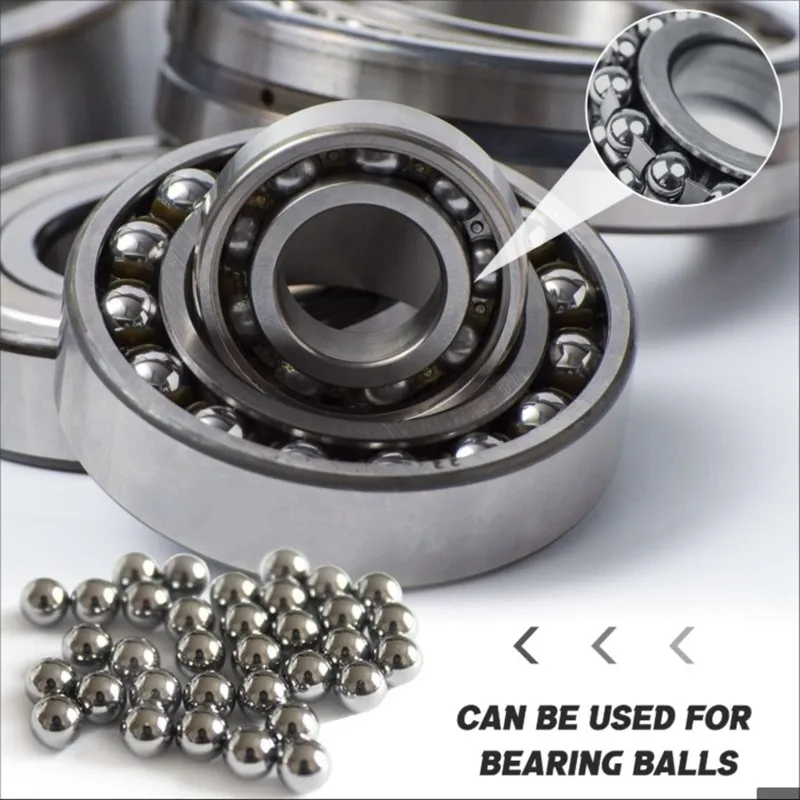 AB66-Solid Steel Spheres-Industrial Grade 304 Stainless Steel Balls-Precision Polished For Bearings, Engines, Hardware