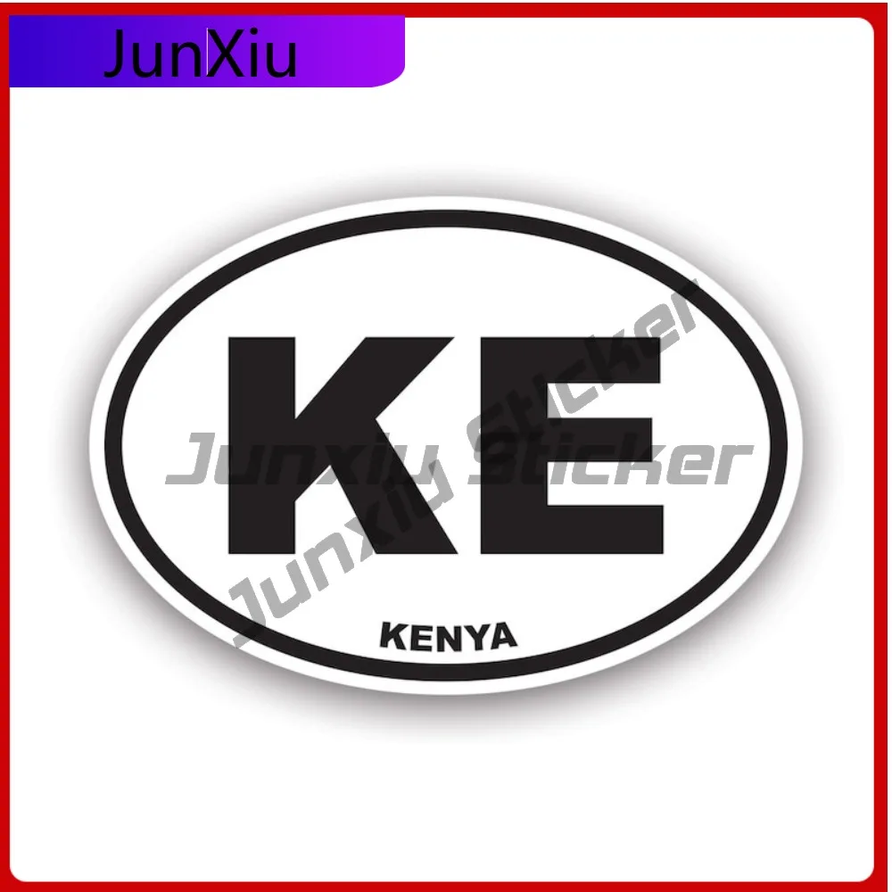 

Kenya Oval Sticker Scratch Resistant Fade Resistant Anime Style For Helmet Bumper Laptop No Residue Easy To Remove Accessories