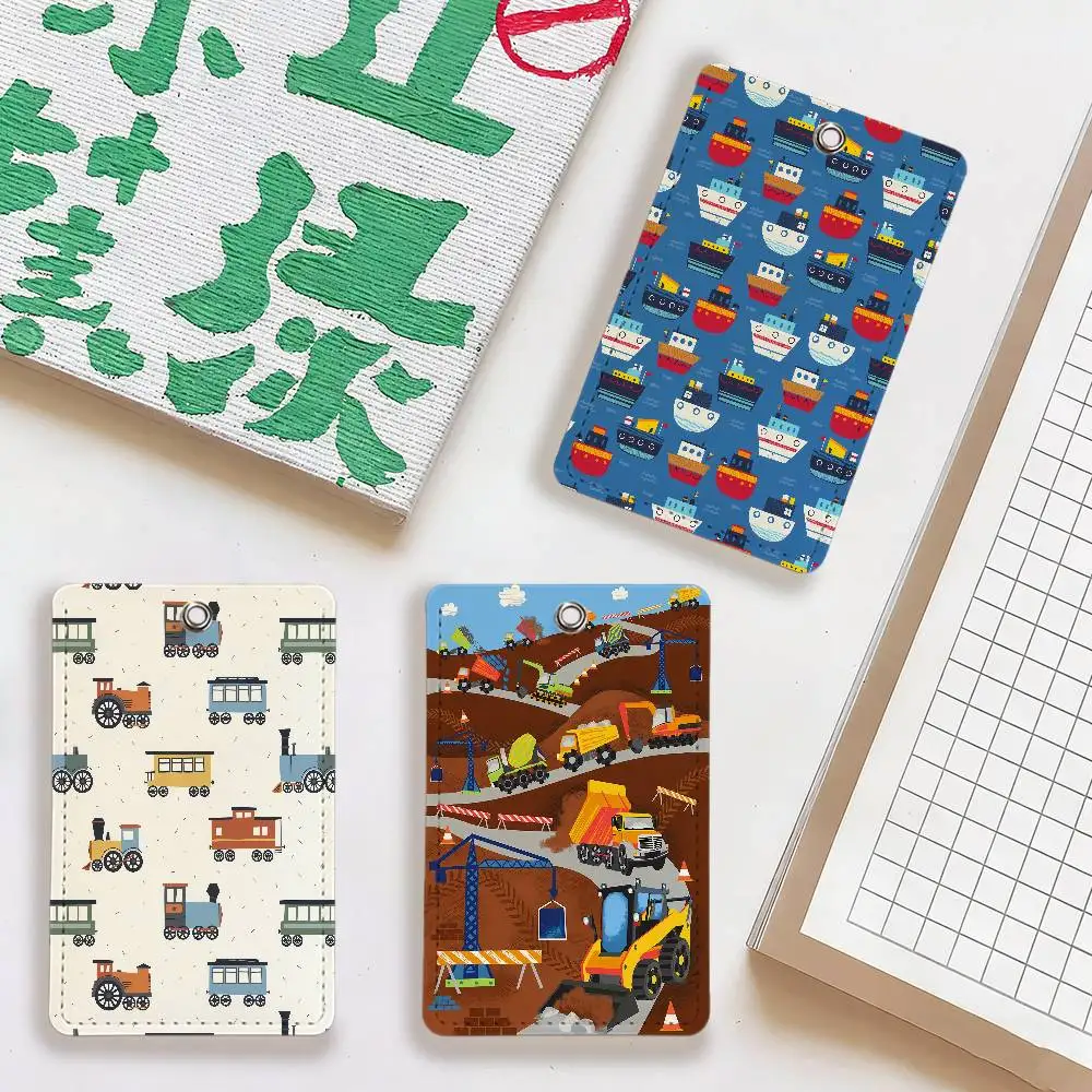 

art Transportation Cars Truck Boat Card Holder Hospital Credentials Accessories Gift