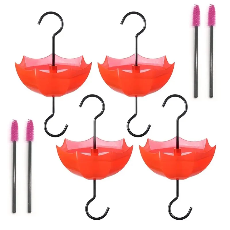 KB-ganchos para trampa para alimentador de colibrí, estante de almacenamiento multifuncional para exteriores, protector para hormigas, para comederos de colibrí en el exterior