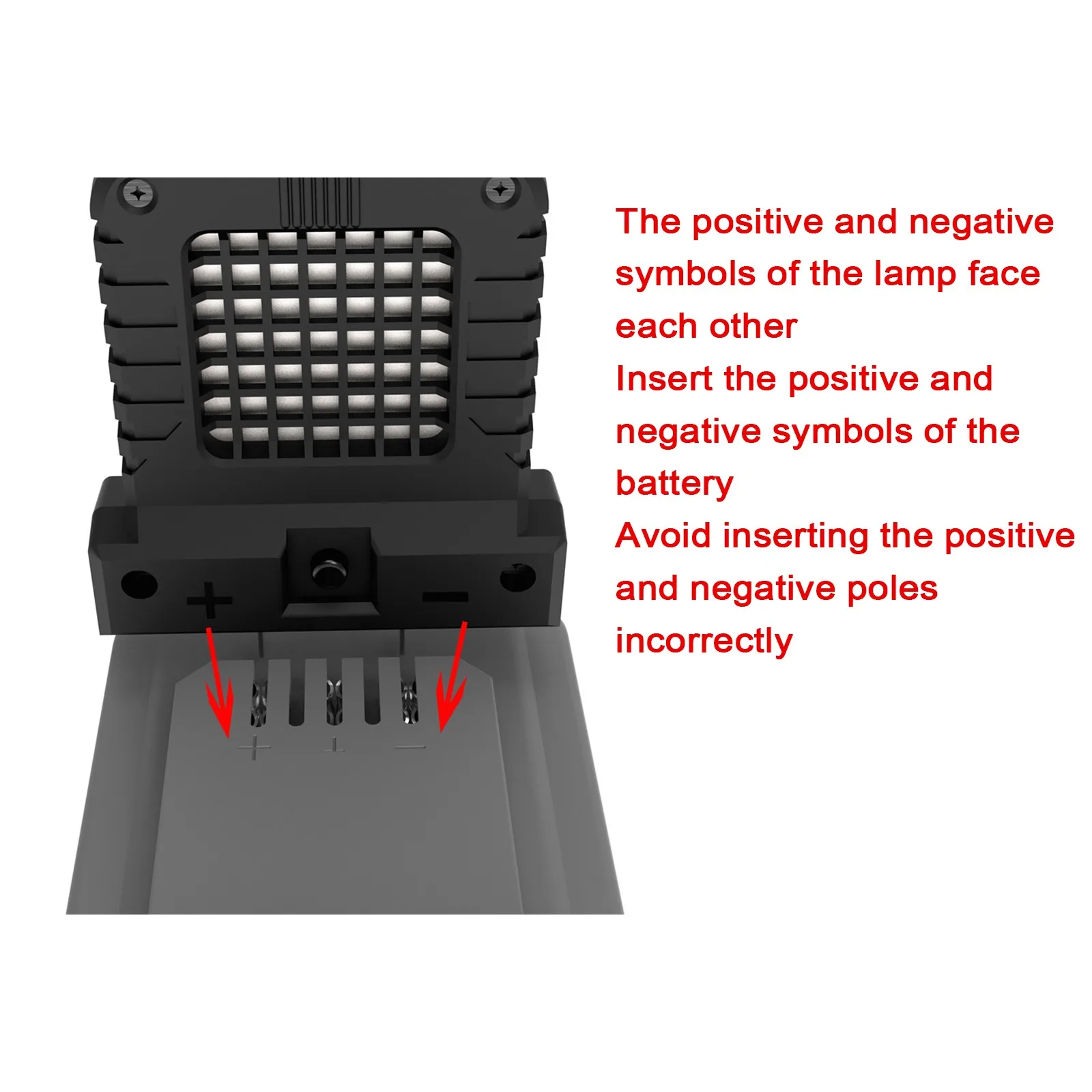 Lithium-ion Battery Work Light Portable Long-lasting Strong Light Supply Lighting Work Power Tool Battery Lighting Work Light