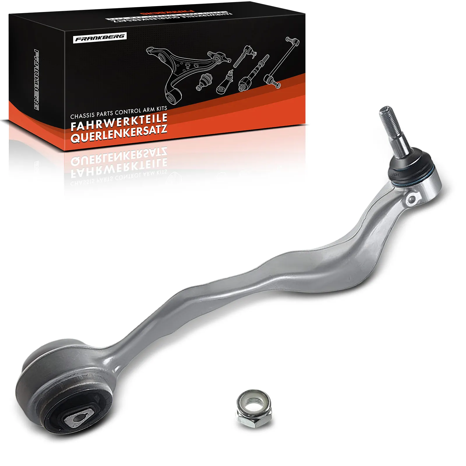 Frankberg 1x Querlenker Vorderachse für BMW 1er E81 E81 E87 1er Cabriolet E88 1er Coupe E82 3er E90 E93 31126769801 31126763703