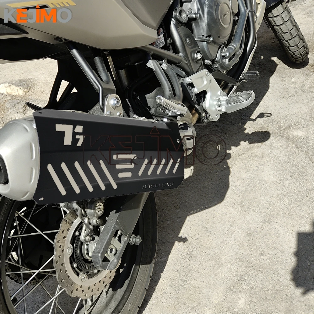 Exhaust Pipe Guards Cover FOR YAMAHA Tenere 700/Rally/World Raid T7 2019 - 2024 Motorcycle Muffler Crash Protector Heat Shields