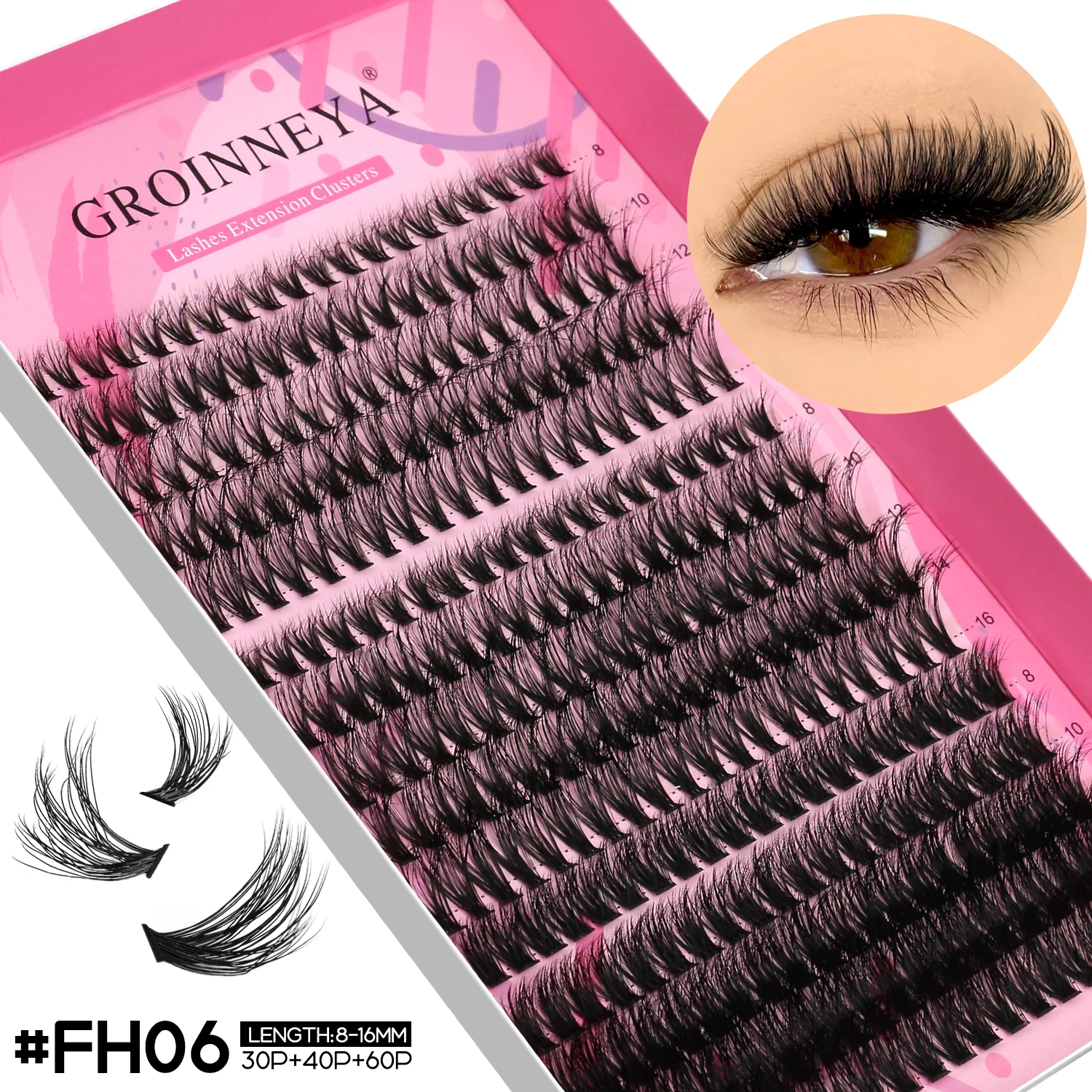 DIY Faux Mink Lashes, Voluminous Cat Eyelashes