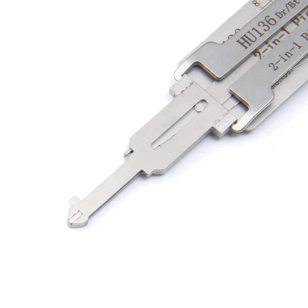 HU136 lishi 2in1 Tool for Renault Car Door Lock Cylinder Locksmith Supplies Repair Tools - Image 2
