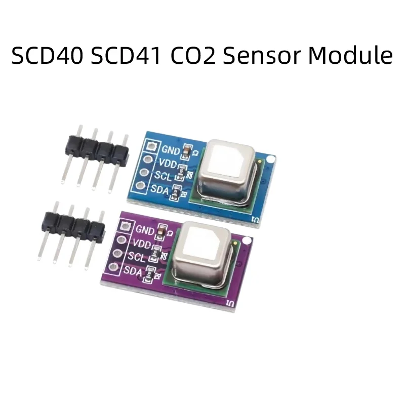 SCD40 SCD41 CO2 Gas Sensor Module High Precision Carbon Dioxide Temperature Humidity Detector I2C For Arduino Air Quality Monito