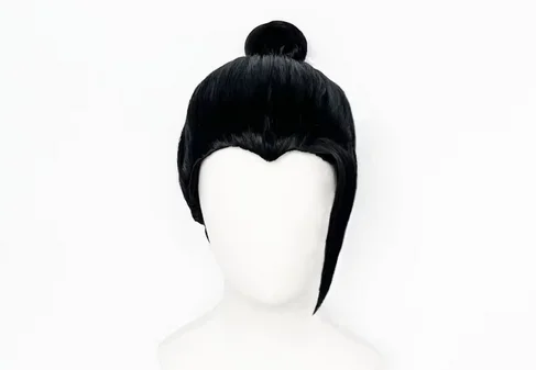 2 Types Anime Cosplay Wig Suguru Geto Kenjaku Black Hair Cosplay Wig Synthetic Party Cosplay Wigs + Wig Cap