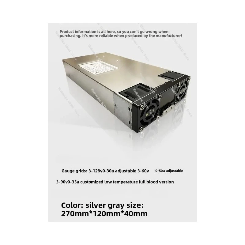 4856AC Adjustable Lithium Battery Charger Universal for Li ion LiFePO4 Lead Acid CNC LCD Display with AC Input