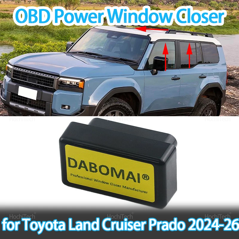 

For Toyota Land Cruiser Prado LC250 J250 2024 2025 2026 Car OBD Auto Lock Control Window Lifter Closer Open Plug and Play Module