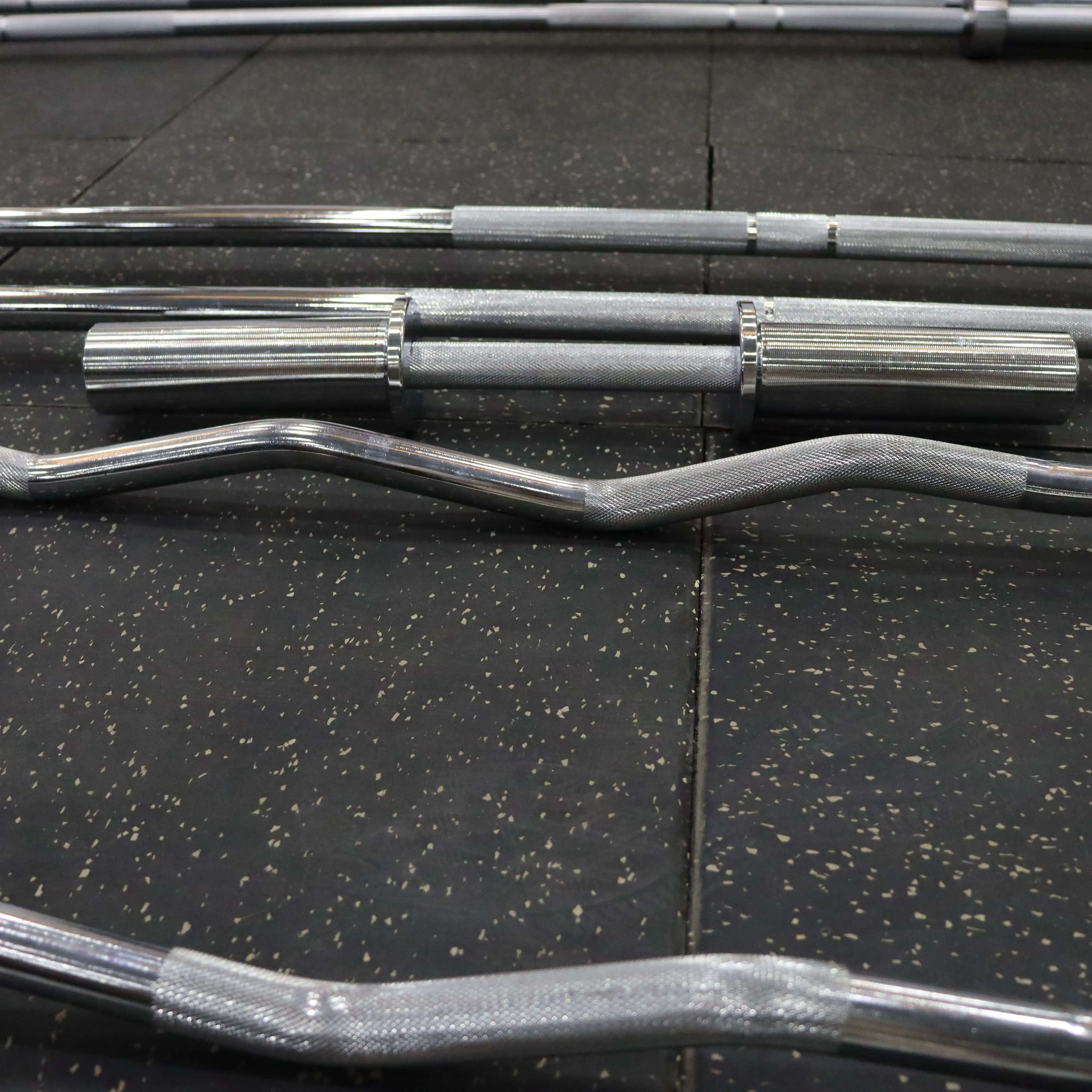 Barbell Curl Bar - Barre EZ Curl pour musculation des