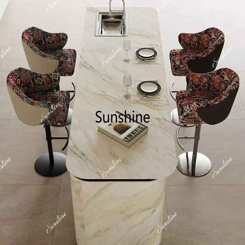 Metal Aesthetic Bar Chairs White Soft Relaxing Height Cream Accent Counter Bar Chairs Bar Chairs