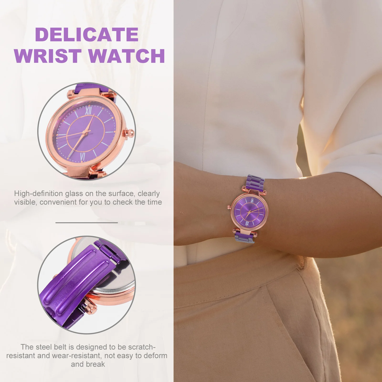 

Quartz Women Watches Ultra Thin Steel Strap Female Business Fashion Wrist Watch For Girls Lightweight Delicate