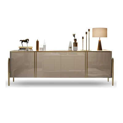 

Modern, TV cabinet, coffee table, simple, light luxury, rock slab, living room, rectangular, solid wood