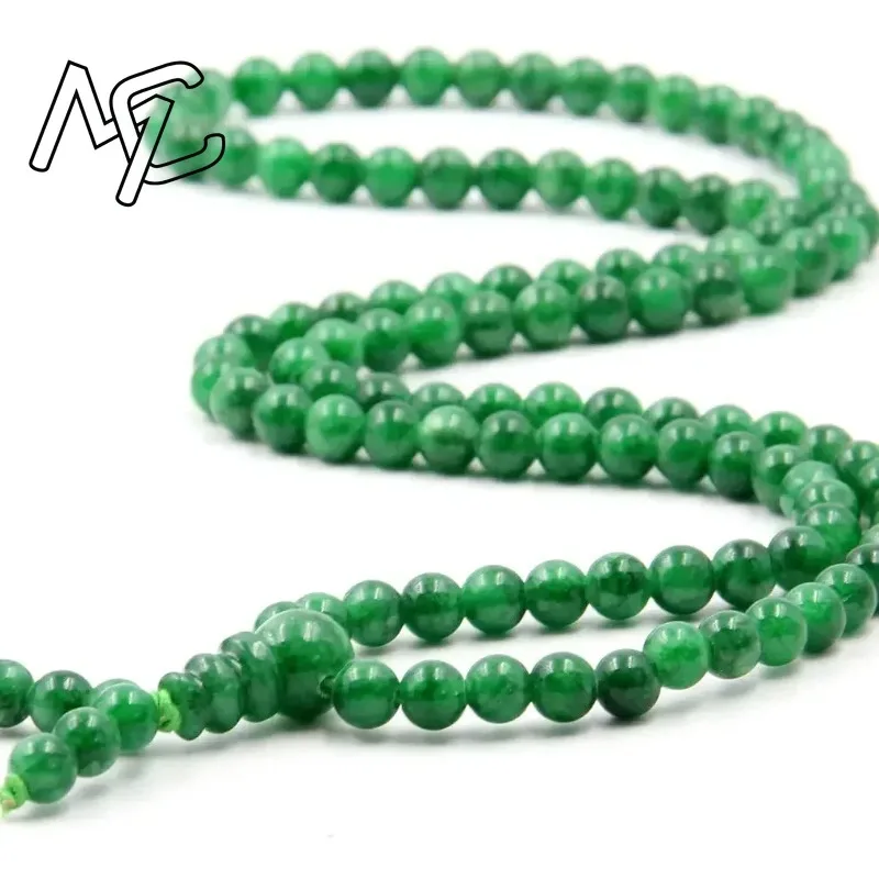 

customized Multilayer 108 Green Jade Beads 6mm Tassel Bracelet Necklace Tibetan Buddhist Mala Buddha Rosary Yoga Men Jewelry