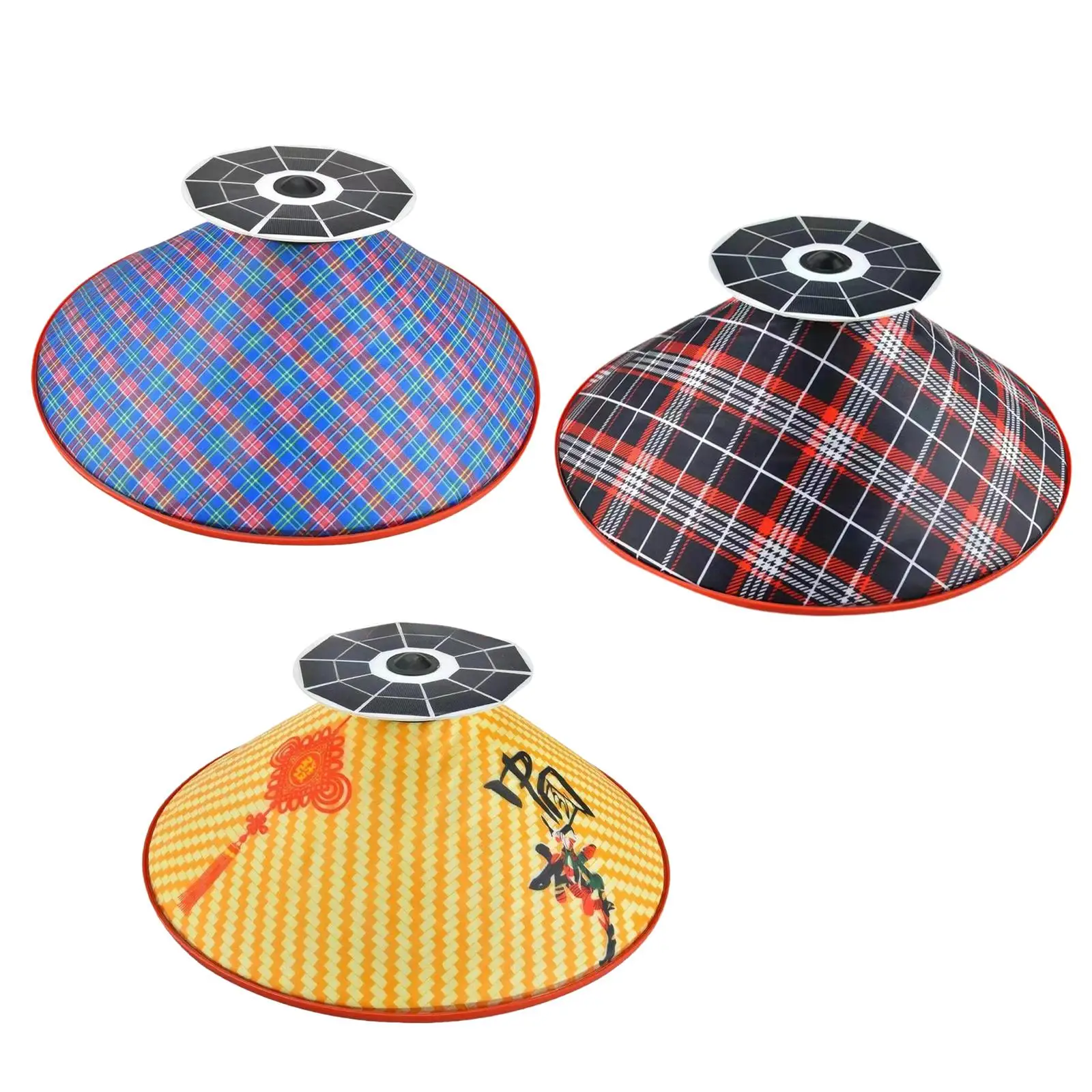 Solar Fan Hat Practical Breathable Summer Sun Protection Casual Lightweight Bucket Hat for Outdoor Sports Farmers Fishermen