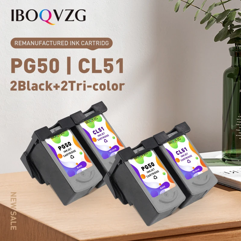 IBOQVZG PG-50 PG50 CL-51 CL51 Восстановленные картриджи для Canon PG 50 CL 51 Pixma iP6220D MP150 MP160 MP170 MP180 MP450