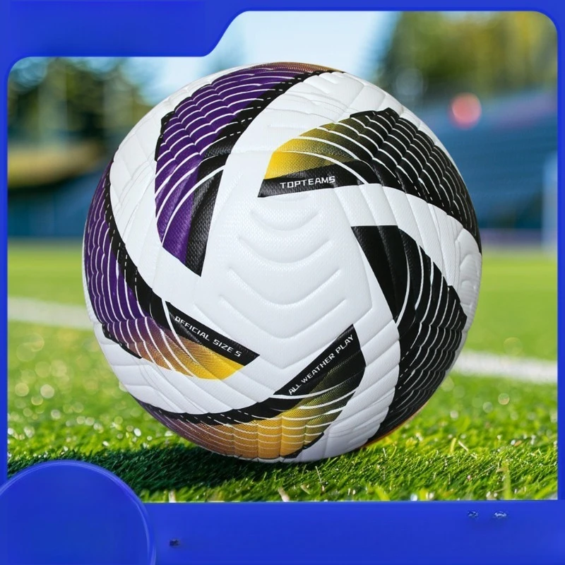 

Новый износостойкий футбольный мяч из полиуретана для тренировок и соревнований (юниоров и взрослых), ламинированный футбольный мяч, модель №. 5