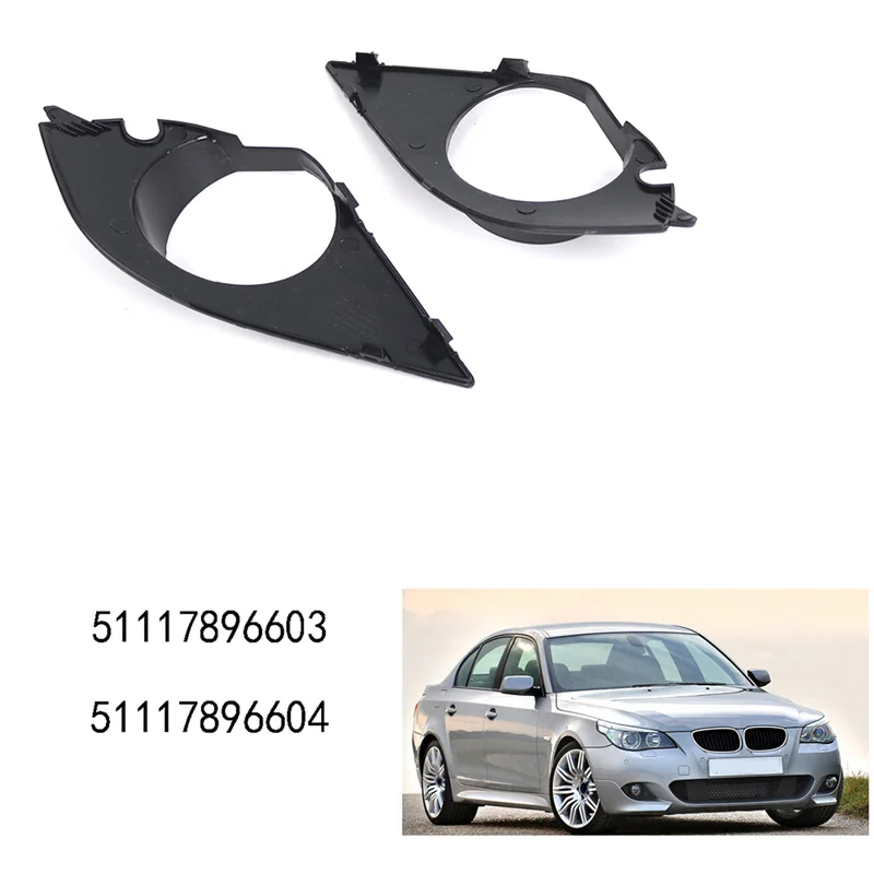 BMW 5Er Reihe E60 E61 M Paket 2003-2010 용 램프 프레임 그릴 안개등 그릴 램프 후드