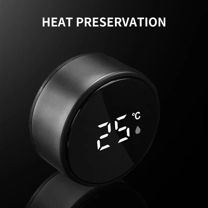 Car Sticker 2025 New Tesla 500ml Portable Car Smart Thermos Bottle Temperature Display Cup For Tesla Model 3 Model X Y Style MOD view 5