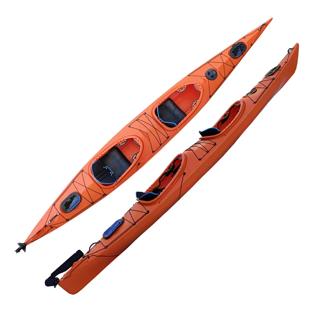 5,2 Meter langes Doppelkajak aus Kunststoff mit Ozeanboot