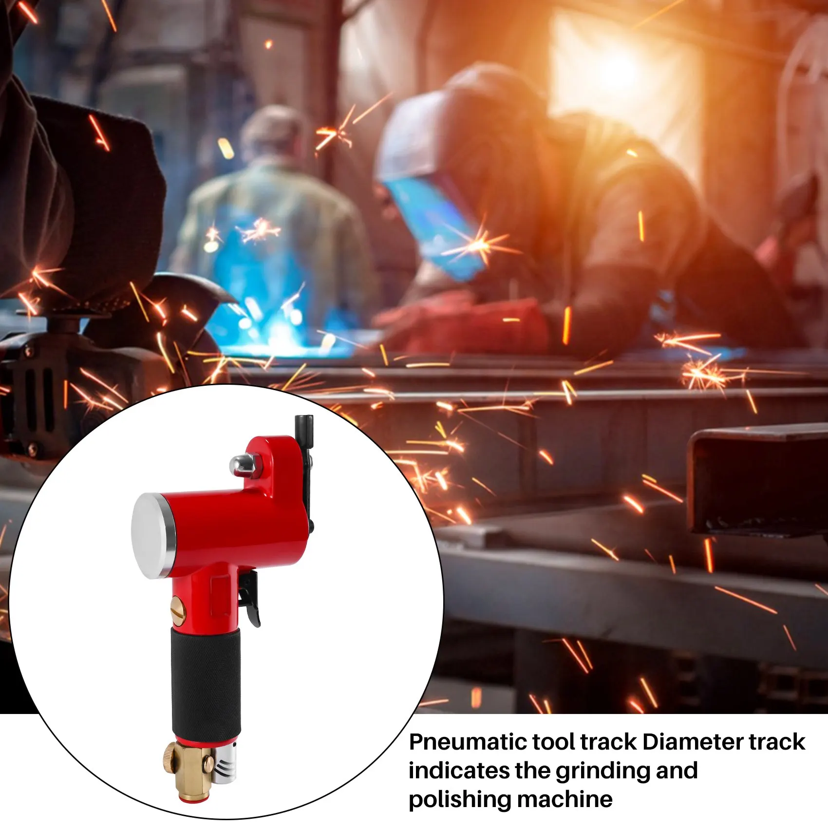 Stock Quantity Pneumatic Air Tools Track Diameter Track Finger Sander Polishing Machine Dual Action Sanders FS-30