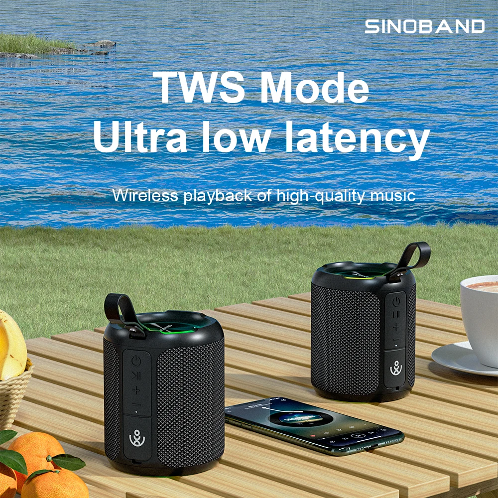 Mini Altavoz Bluetooth inalámbrico de escritorio XDOBO 3Kingdoms 40W subwoofer para ciclismo al aire libre altavoz Bluetooth portátil IPX6 resistente al agua