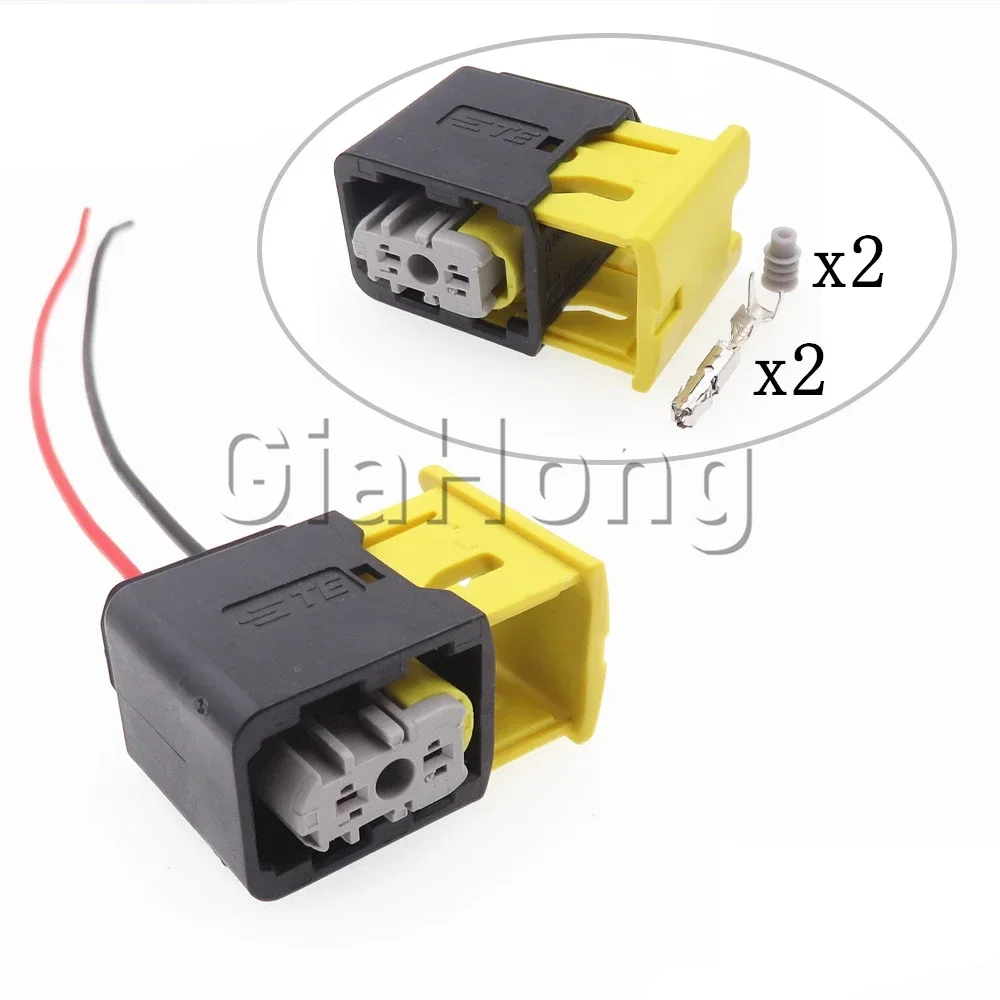 1 Set 2 Ways AC Assembly Auto Parts 2-1418448-2 Car Electrical Connector Automotive Urea Pump Sensor Wiring Cable Sockets